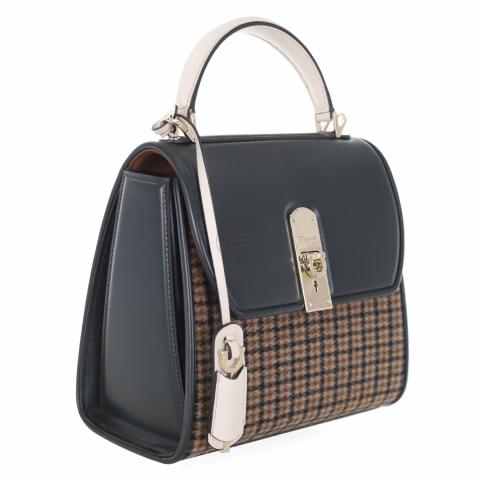 【HAKさん専用】5点セット BURBERRY Dior Ferragamo Sell Salvatore Ferragamo Houndstooth Boxyz Bag - Black/Brown